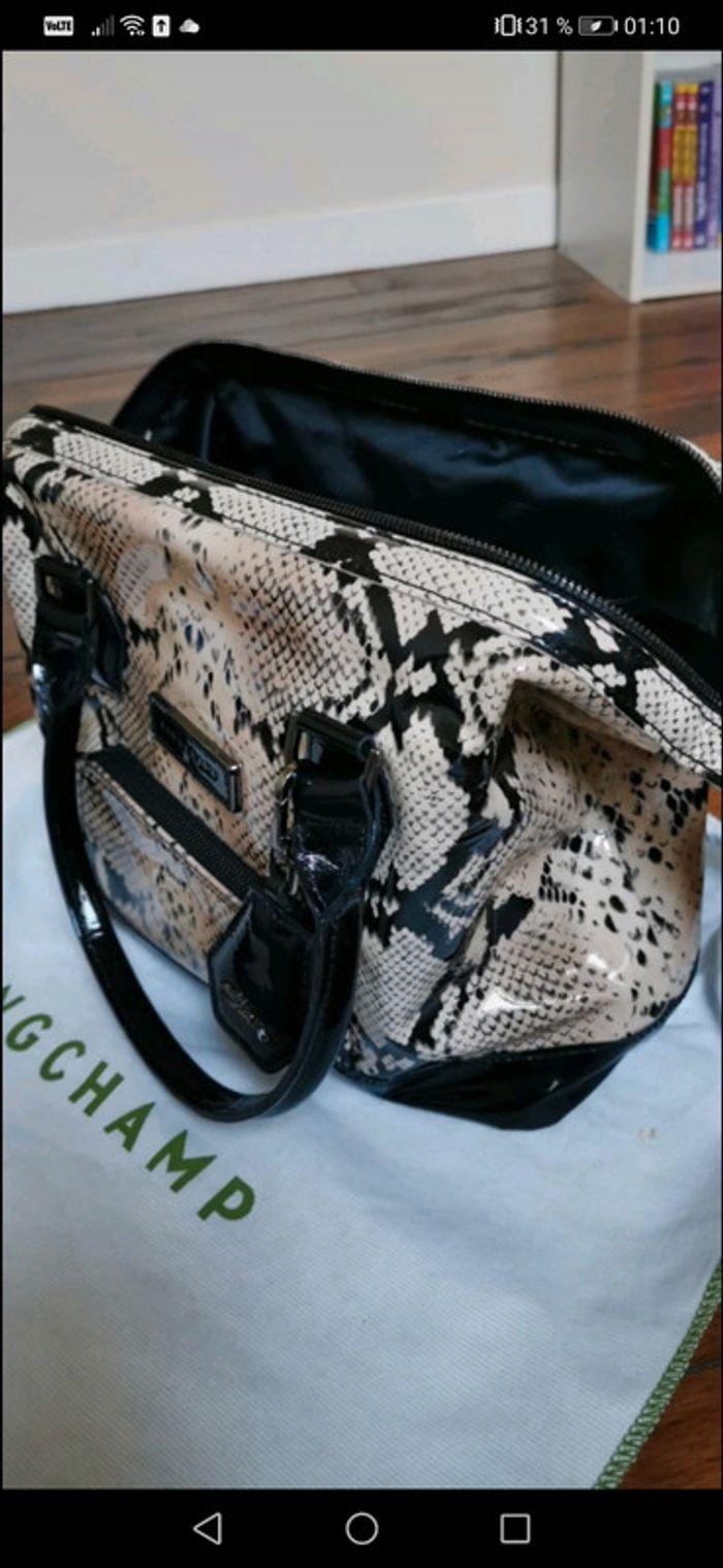 Sac vernis imitation python - photo numéro 3