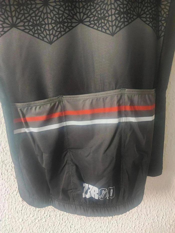 Cyclisme cycling jersey zerod woman taille XS grey palm - photo numéro 5