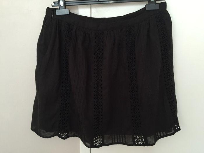 Jupe noire Pablo Gerard Darel en crochet Taille 42 - photo numéro 4