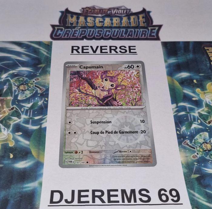 Carte Pokémon - Capumain Reverse 137/167 - EV06 Mascarade Crépusculaire