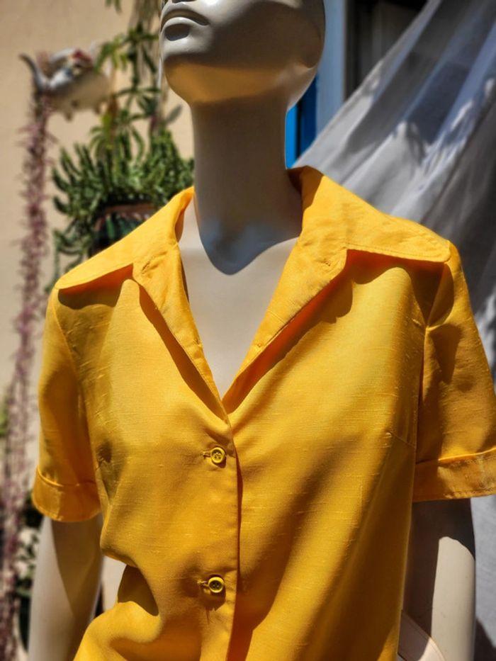 Éclatante robe chemise Rhonel 💛  Vintage 60 - photo numéro 4