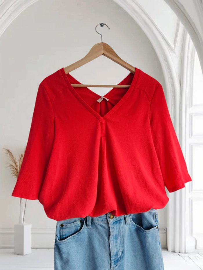 Blouse rouge Sydney - Ba&sh - photo numéro 3