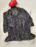 Magnifique blouse violet taille 50 cortefiel