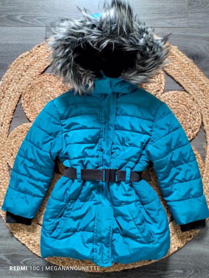 🦋 Joli blouson doudoune parka doublé cintrée avec capuche 4 ans Boutique Parisienne - photo numéro 1