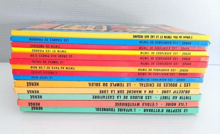 Ensemble de bandes dessinées 19 volumes de Tintin - photo numéro 2