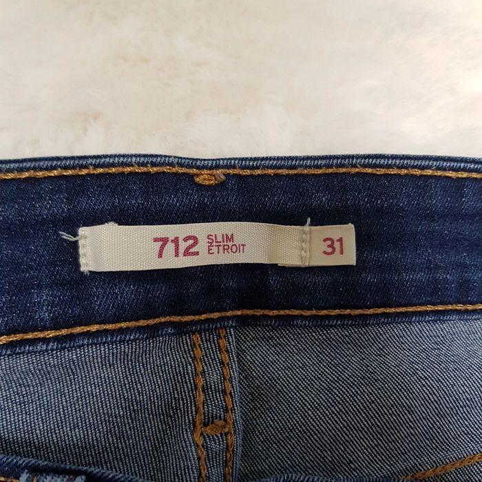 Jean Levi's 712 W31 L32 Slim Bleu - photo numéro 11