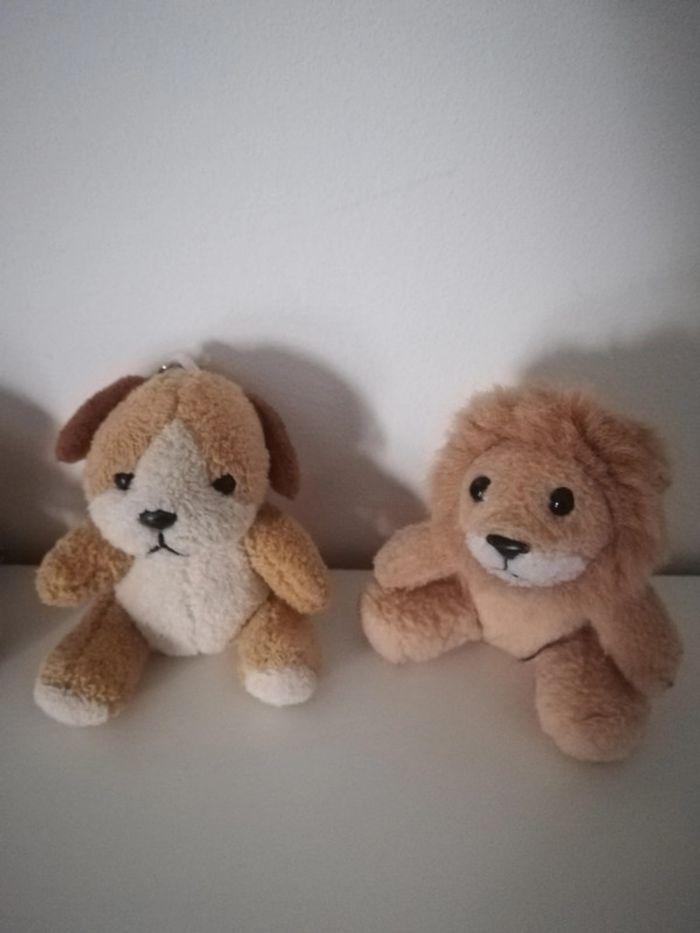 Lot de 6 petites peluches porte clés - photo numéro 3