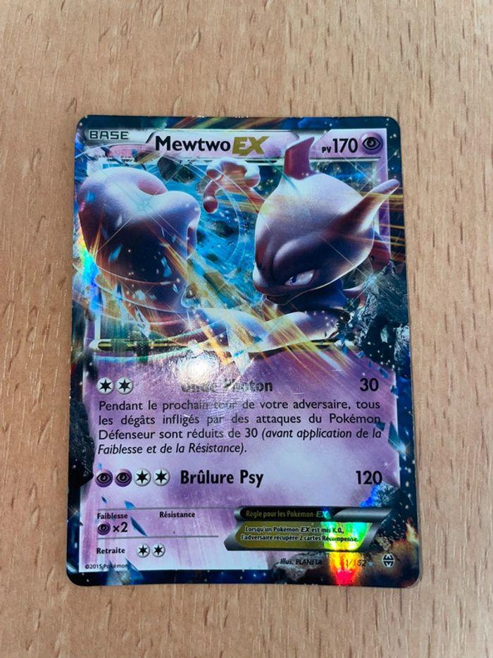 Carte Pokémon Mewtwo Ex 61/162 Xy8 Impulsion Turbo - FR Good-EXC - photo numéro 1