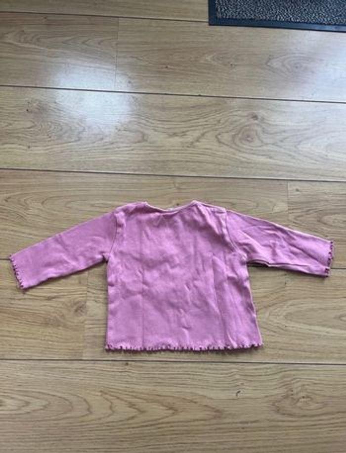 Pull Zara rose taille 12-18 mois / 80 cm - photo numéro 2