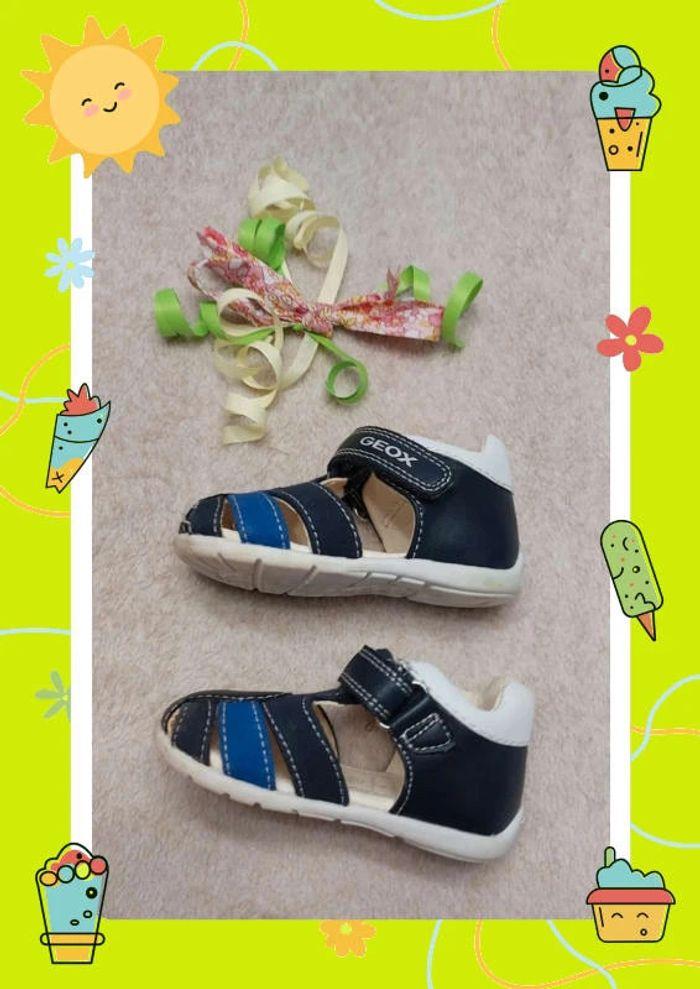 Chaussures été bébé garçon en cuir Taille 19 - photo numéro 4