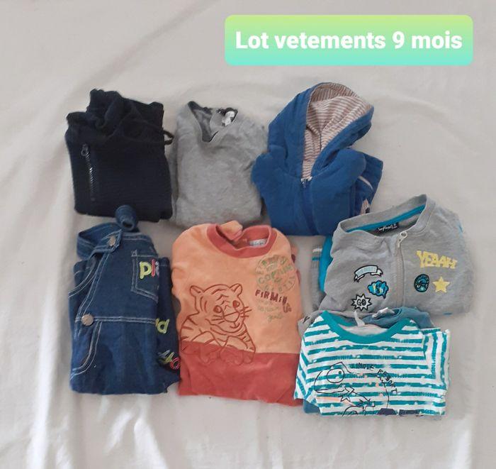 Lot de vêtements garçon 9 mois - photo numéro 1