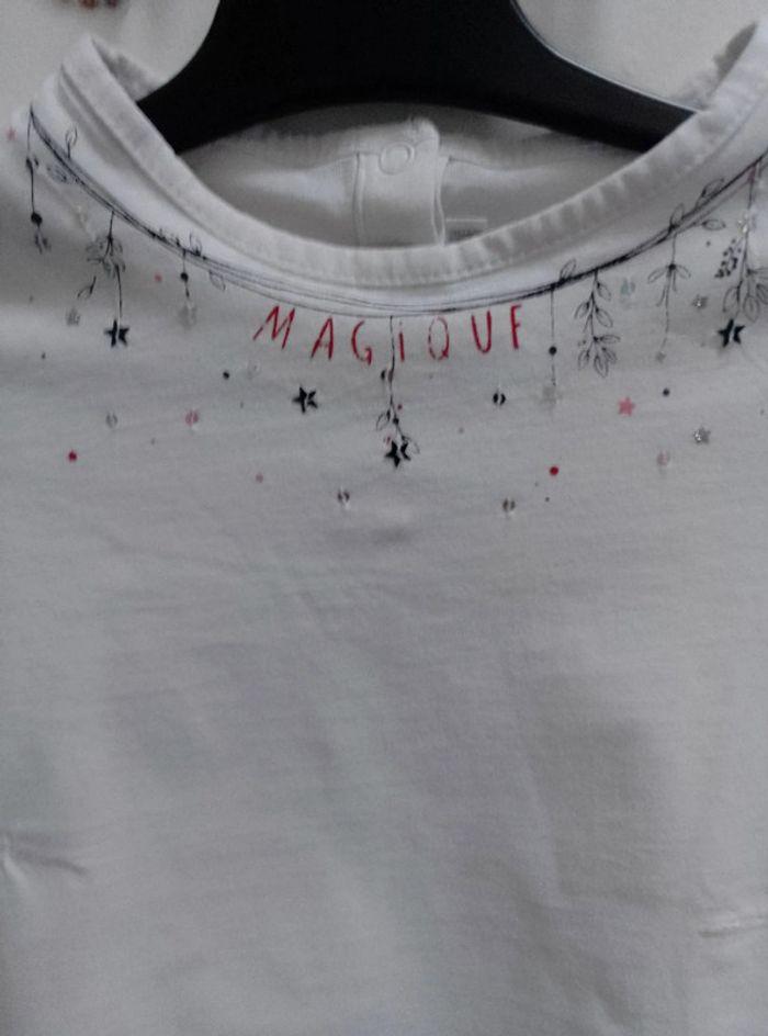 T shirt longue manche sergent major fille 7 ans - photo numéro 3