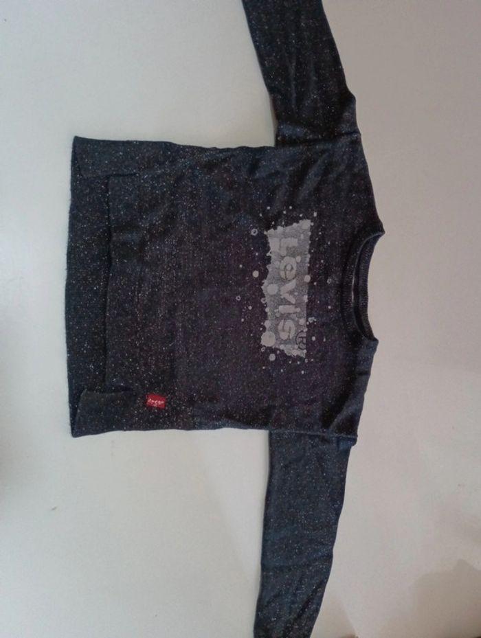 Pull fin paillettes fille Levi's taille 4 ans - photo numéro 1