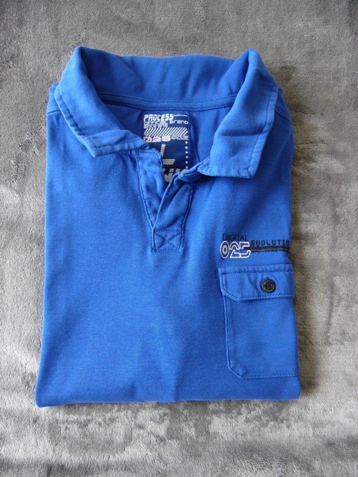 Beau polo bleu, taille L. - photo numéro 1