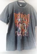 T-shirt 36 S taille 1 manga animé ichigo nen culture coton gris grey délavé manche courte