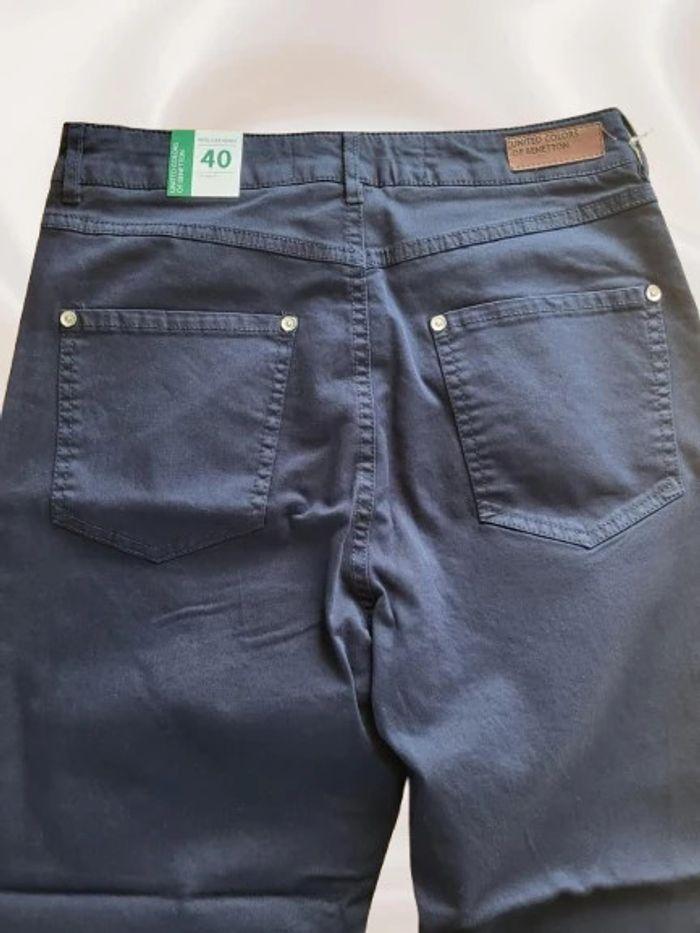 💦 Pantalon marine Benetton taille 36 FR neuf - photo numéro 4