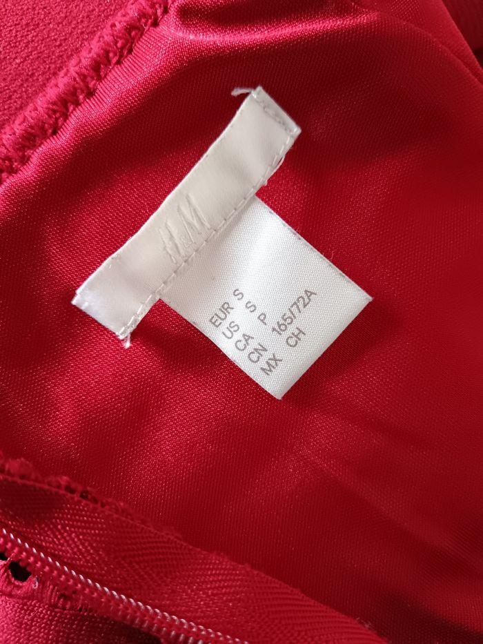 Jupe bordeaux, H&M, taille 36/S - photo numéro 6