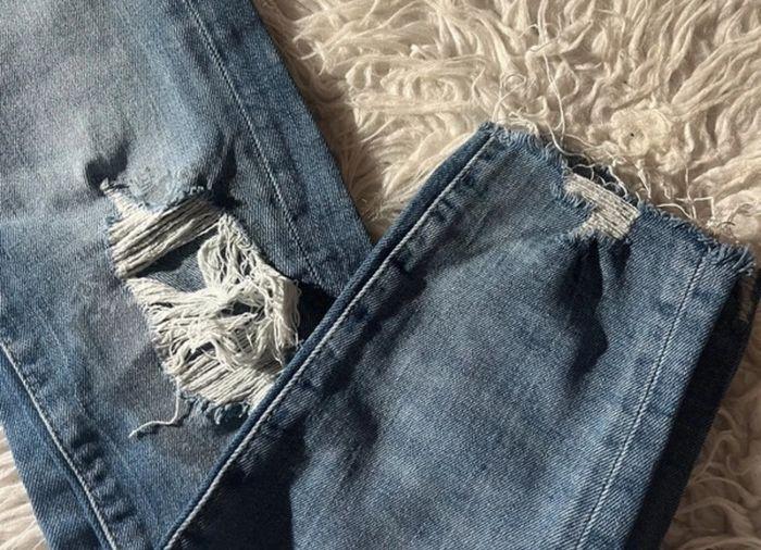 Jeans bleu Zara taille 38 - photo numéro 5