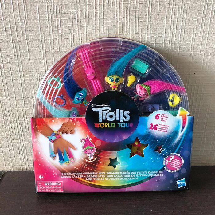 Figurine les trolls 2 tournée mondiale grands succès des petits danseurs hasbro pstimp3501 - photo numéro 1