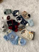 Lot de 9 paires de chaussettes soquettes du 18 au 22 garcon impeccable