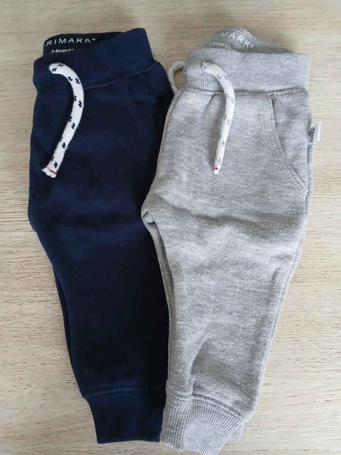 Lot de 2 joggings Primark - 3/6 mois - 68 cm - photo numéro 1