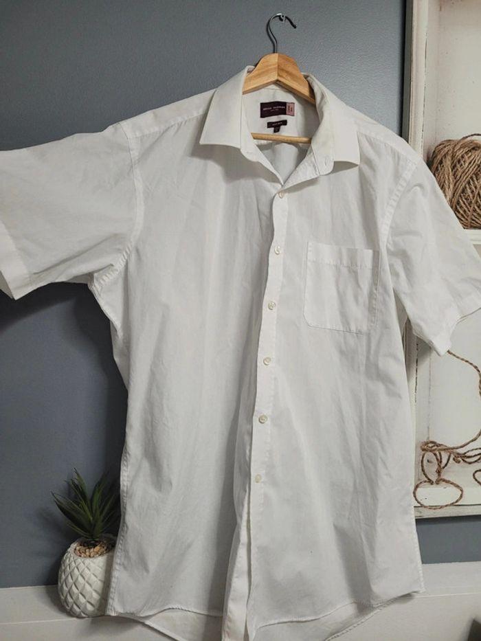 🌻 Chemise brook taverner homme T44 blanche - photo numéro 3