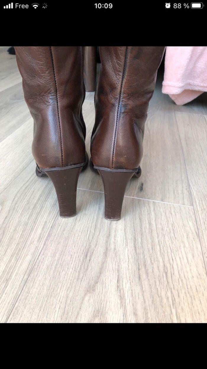 Bottes en cuir San Marina T 37 - photo numéro 2