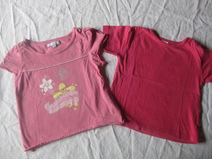 Lot de 2 t-shirts manches courtes 24 mois - photo numéro 1