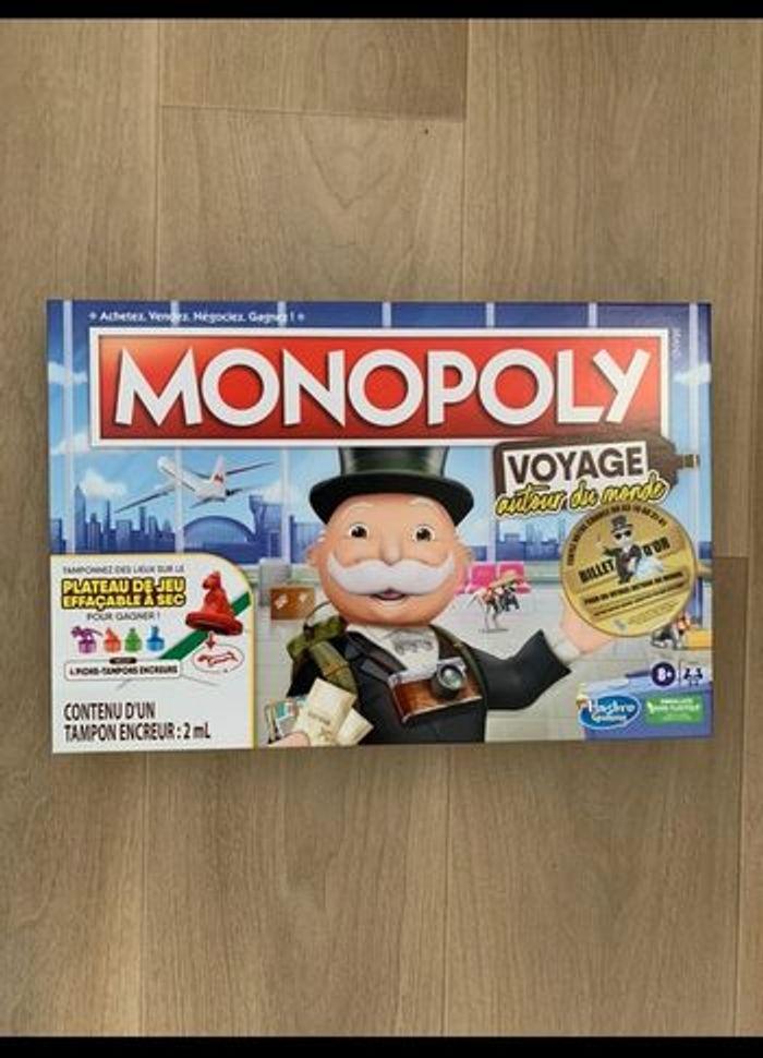 Monopoly Voyage Autour du Monde - Hasbro Gaming - photo numéro 1