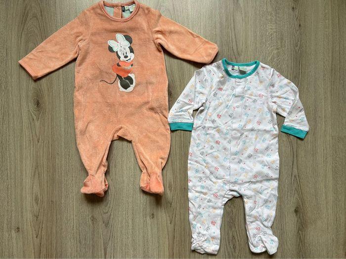 Lot de 2 pyjamas Disney 6 / 9 mois - photo numéro 1