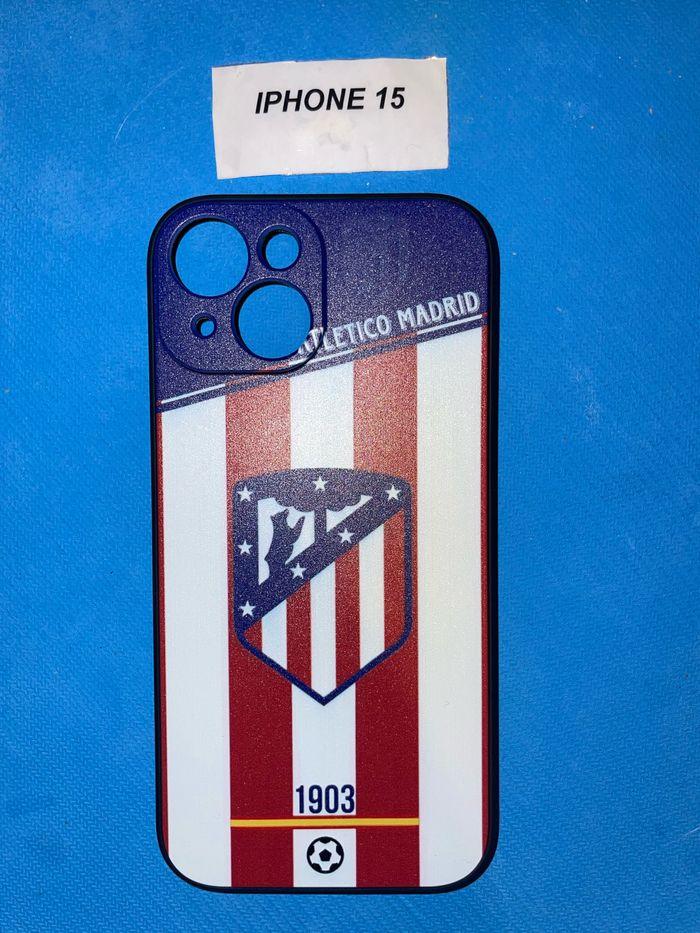 Coque iPhone 15 - Atletico Madrid - photo numéro 1