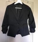 Veste Blazer noir manches 3/4 Femme Taille XS - 34