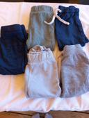 Lot 5 pantalons confortables 18 mois.