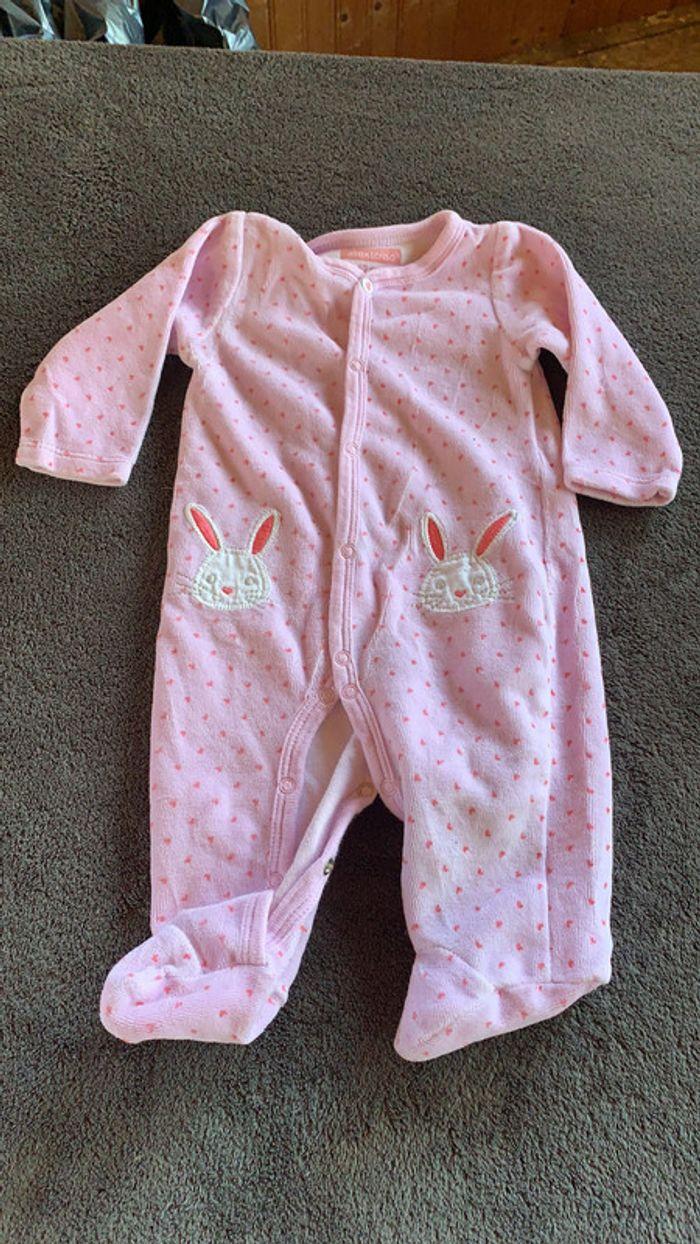 Pyjama lapin rose