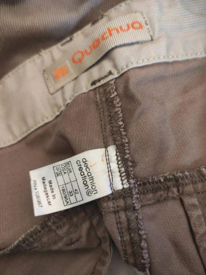 Short rando Quechua Taille 42 beige - photo numéro 5