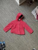 Veste velours rose/rouge