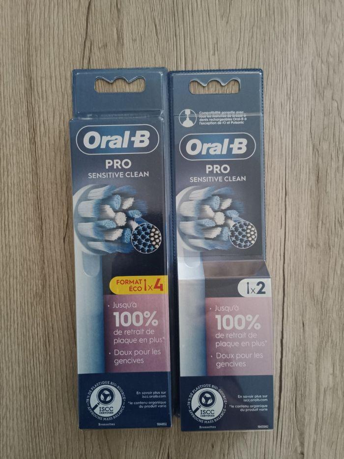 Lot de 6 brossettes oral b