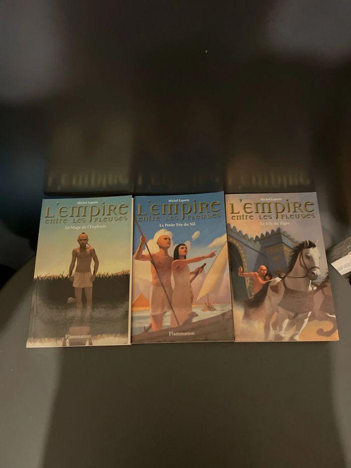 Trilogie lot de 3 livres de Michel Laporte L empire entre les fleuves - photo numéro 1