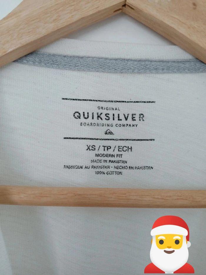 Tee shirt Quicksilver XS blanc - photo numéro 3