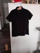 Polo m.courte taille M noir