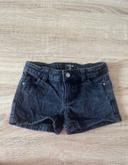 Short en jean noir