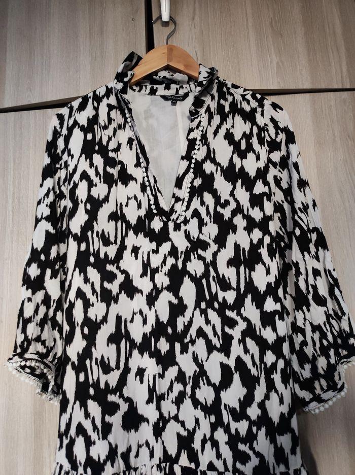 Robe imprimée animal noir & blanc 42 M&S - photo numéro 4