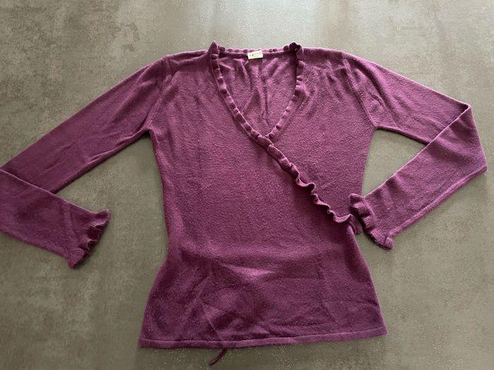 Pull violet femme T1 - photo numéro 1