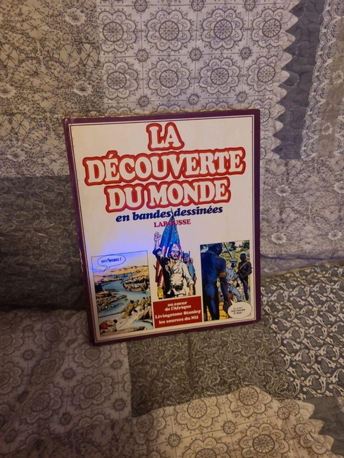 Livre la découverte du monde en bande dessinée - photo numéro 1