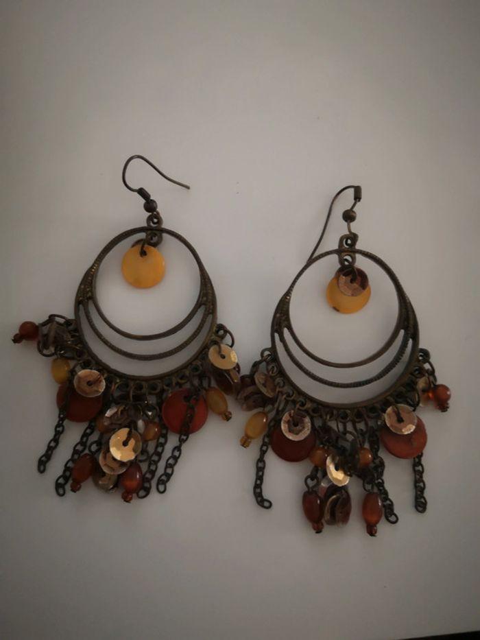 Boucles d'oreilles fantaisie - photo numéro 1