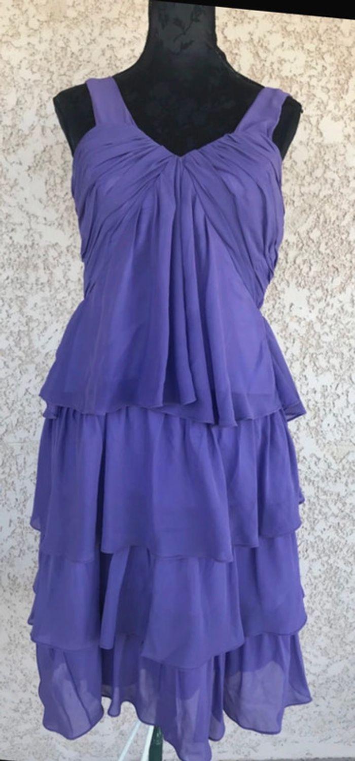 22 - Robe mauve à volants - photo numéro 3