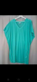 Robe tunique vert bleu jade taille m h&m