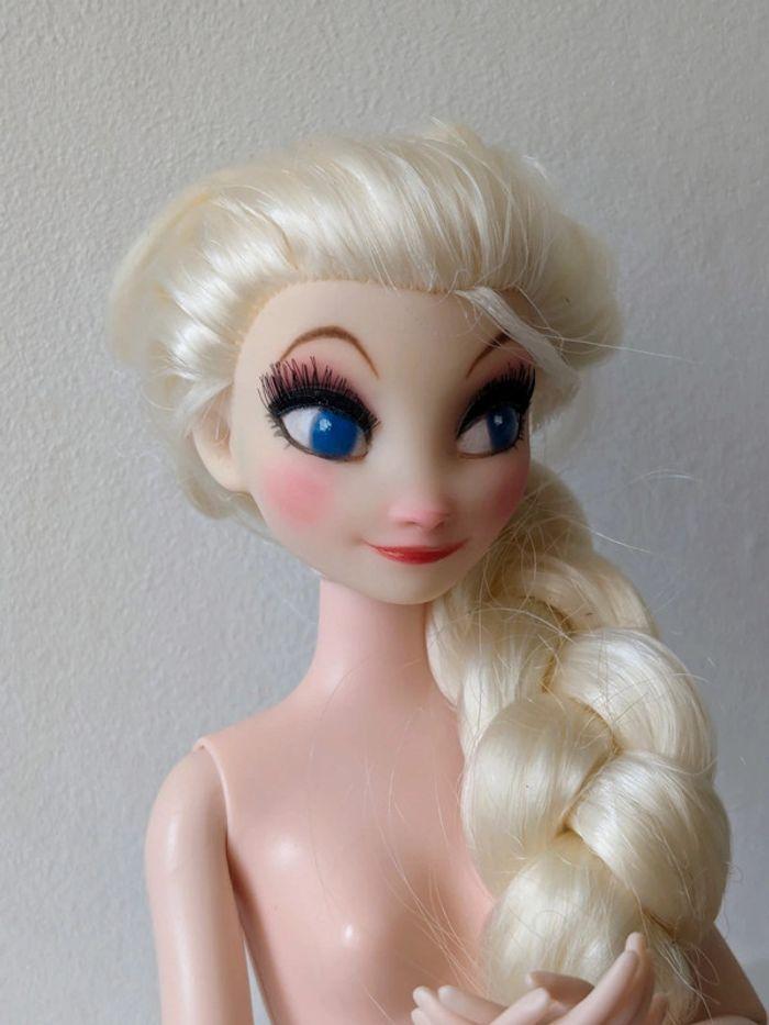 Poupées Disney reine des neiges Elsa et Anna Frozen ooak custom repaint - photo numéro 4