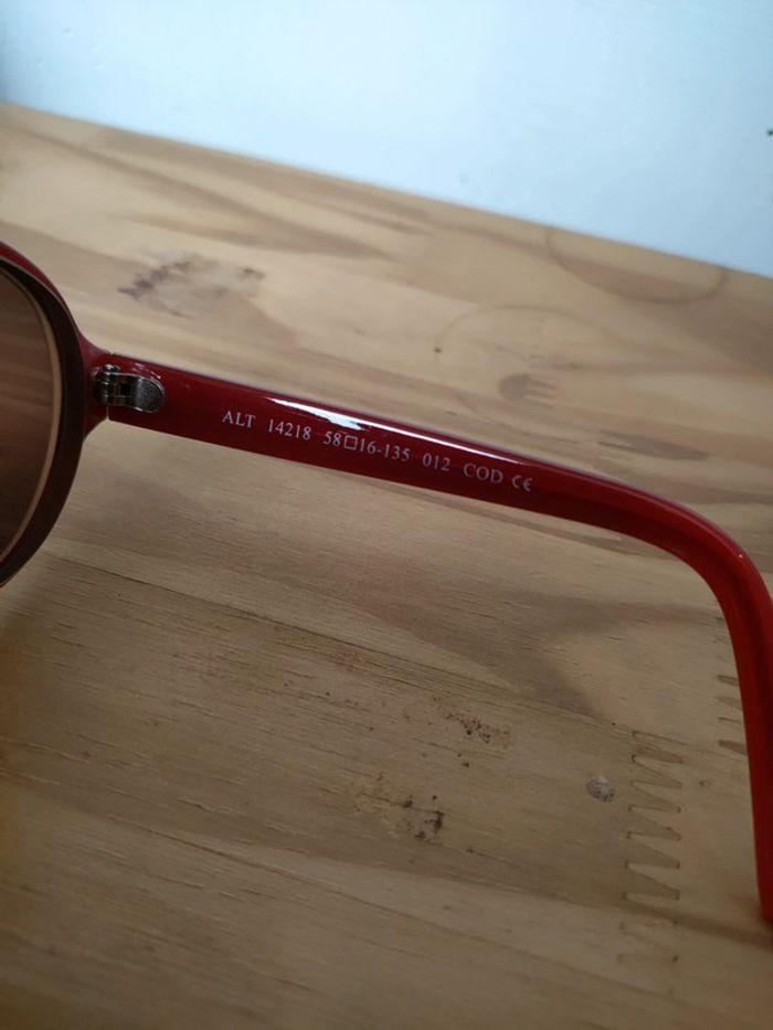 Lunettes rouge dégradé - photo numéro 5