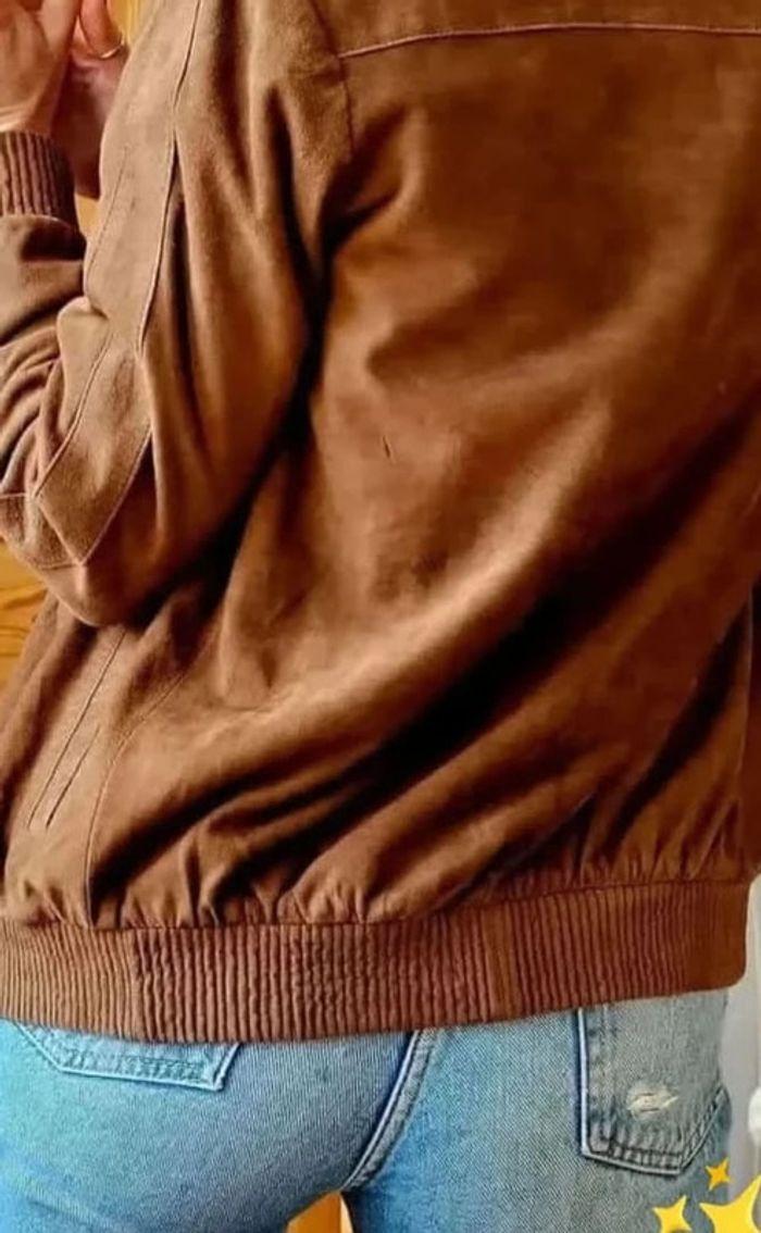 Blouson Cardon haute qualité marron 100% cuir - photo numéro 4